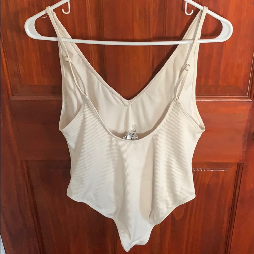 NEW White One Piece Bathing Suit - Picture 2 of 2